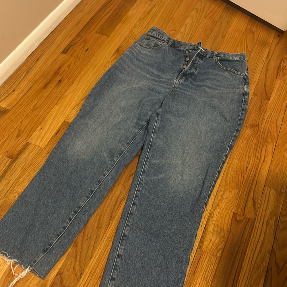 High Rise Straight Jeans